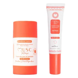 Musc Intime Duo Parfumé Hot Peach - Deodorante 50 g e Gel profumato 30 ml