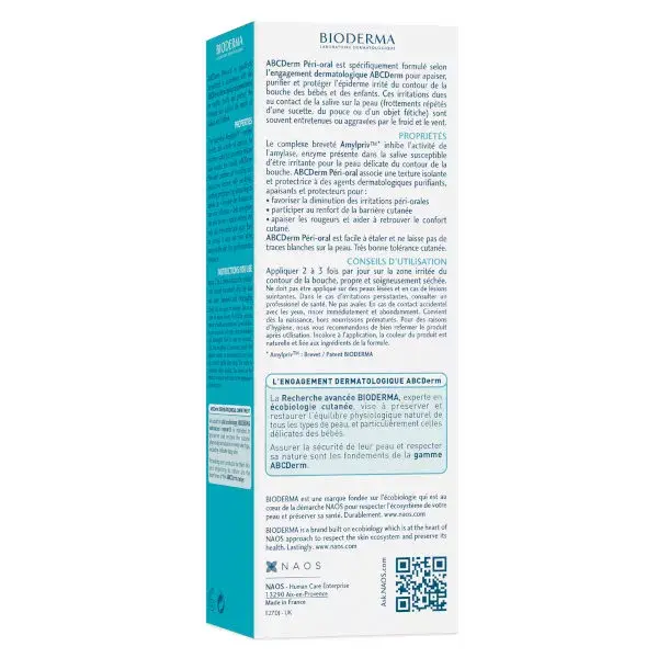 Bioderma ABCDerm Soothing Purifying Peri-Oral Irritations Cream 40ml