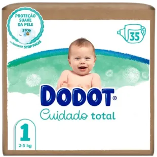Dodot Total Care Diapers Size 1 (2-5 Kg) 35 units