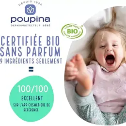 Poupina Soins Bébé L'Eau Nettoyante Anti-Irritation Bio 485ml