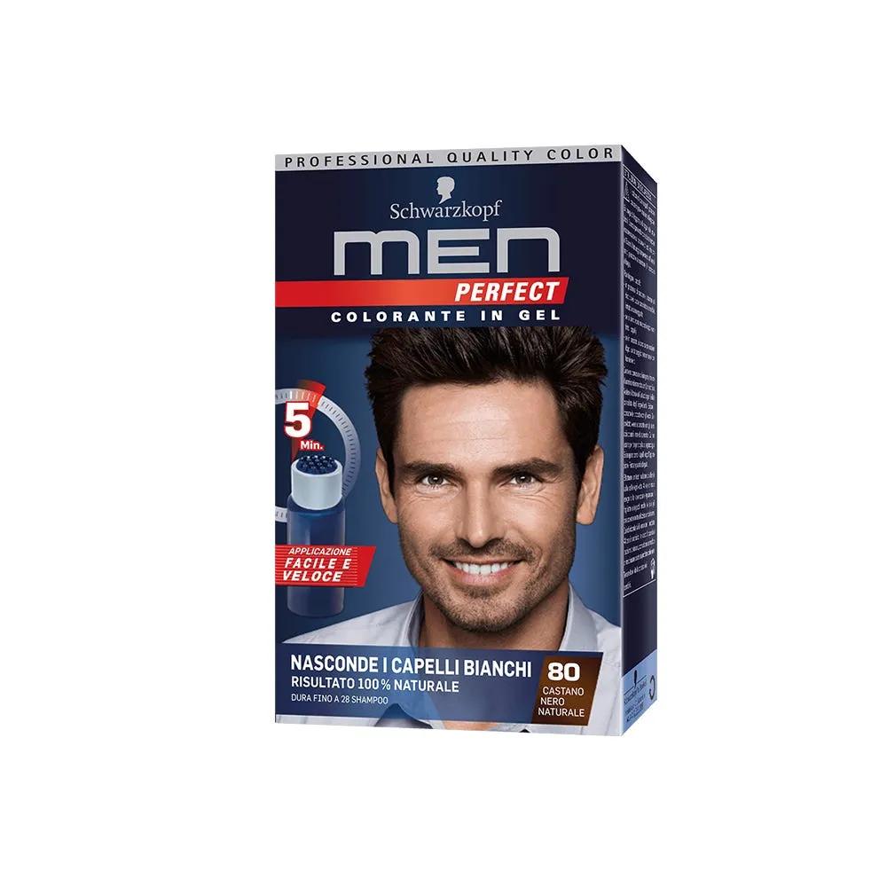 Schwarzkopf Men Perfect Colorazione Semipermanente 80 Castano Nero Naturale