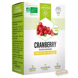 Dayang Cranberry Bio 30 gélules