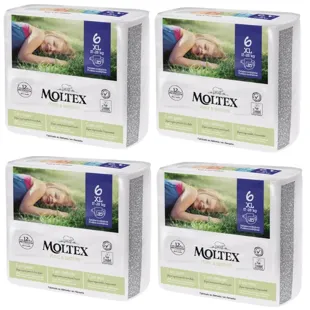 Moltex Pure&amp;Nature Diapers Size 6 XL (17-28 Kg) 4x35 Units