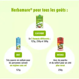 A.Vogel Herbamare Intense Sel Marin Plantes et Légumes Frais Bio 250g