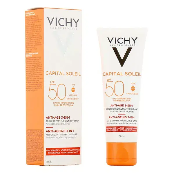 Vichy Capital Soleil Anti-Aging Face Sun Cream 3 in 1 SPF50 50ml