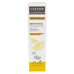 Cattier Dentargile Dentifrice Citron Bio 75ml