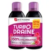 Forté Pharma TurboDraine Framboise Draineur Minceur Elimination Lot de 2x500ml