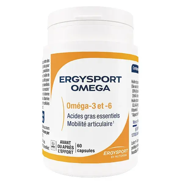 Nutergia  Ergysport Omega Oméga-3 et 6 60 caps