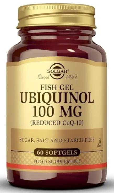 Solgar Fishgel Ubiquinol 100mg 60 Capsules