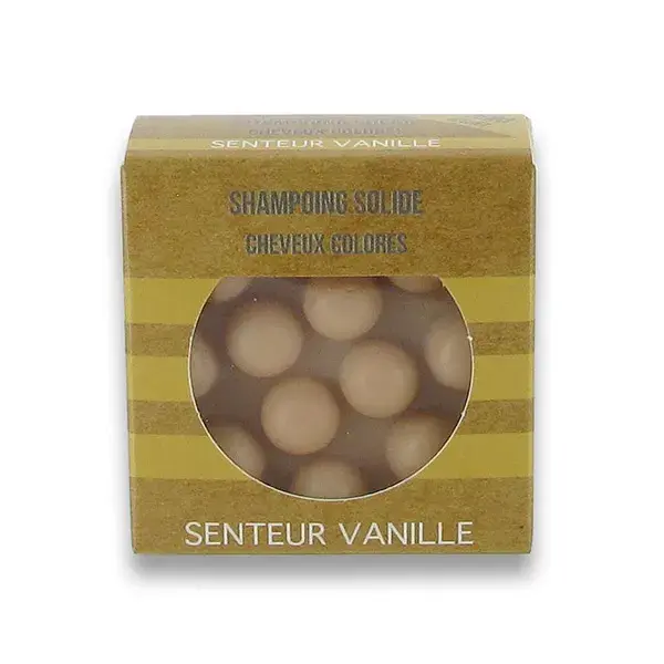 Valdispharm Shampoing Solide Cheveux Colorés Parfum Vanille 55g