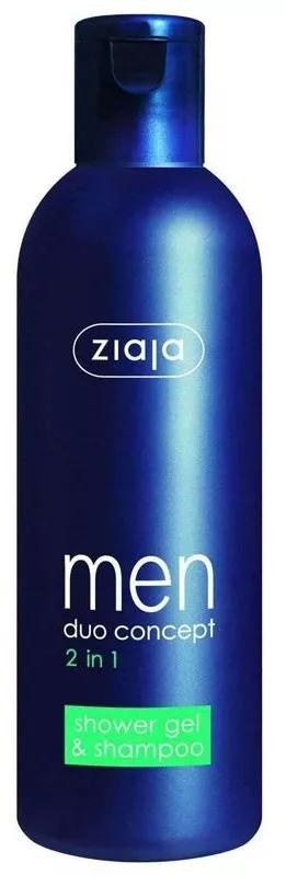 Ziaja gel de Duche e Champô 2 em 1 Para Homem Men 300ml