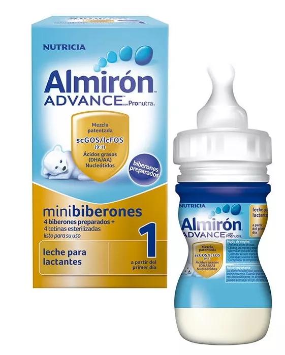 Almiron Advance con Pronutra 4 monodosis de 70 ml + 4 tetinas esterilizadas