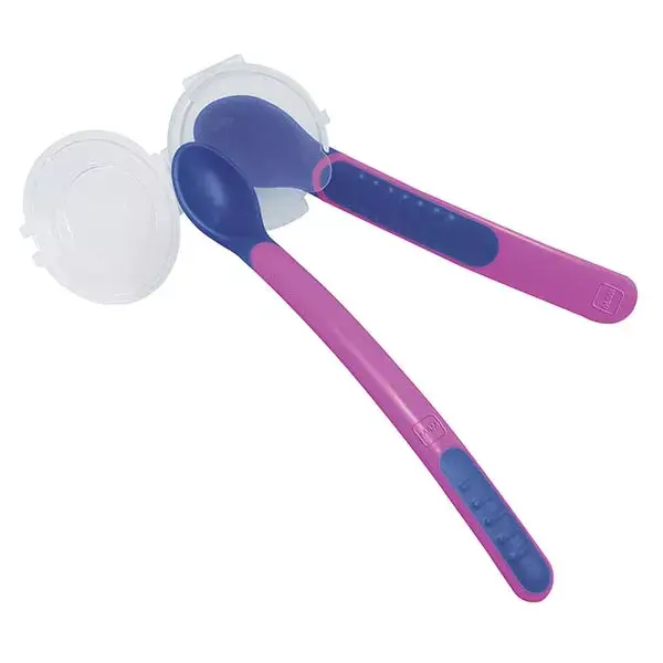 MAM Pink Thermo-Sensitive Spoon x 2 