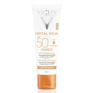 Vichy Idéal Soleil Trattamento Anti-Macchie Colorato 3 in 1 SPF50+ 50ml
