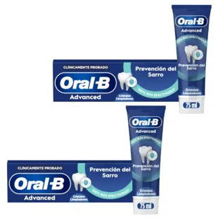 Oral-B Advanced Tartar Prevention Toothpaste 2x75 ml