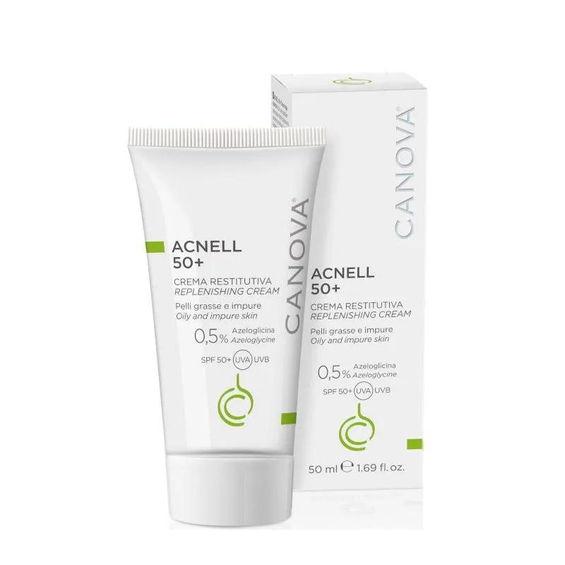 Canova Acnell Crema SPF 50+  Pelle Grassa 50 ml