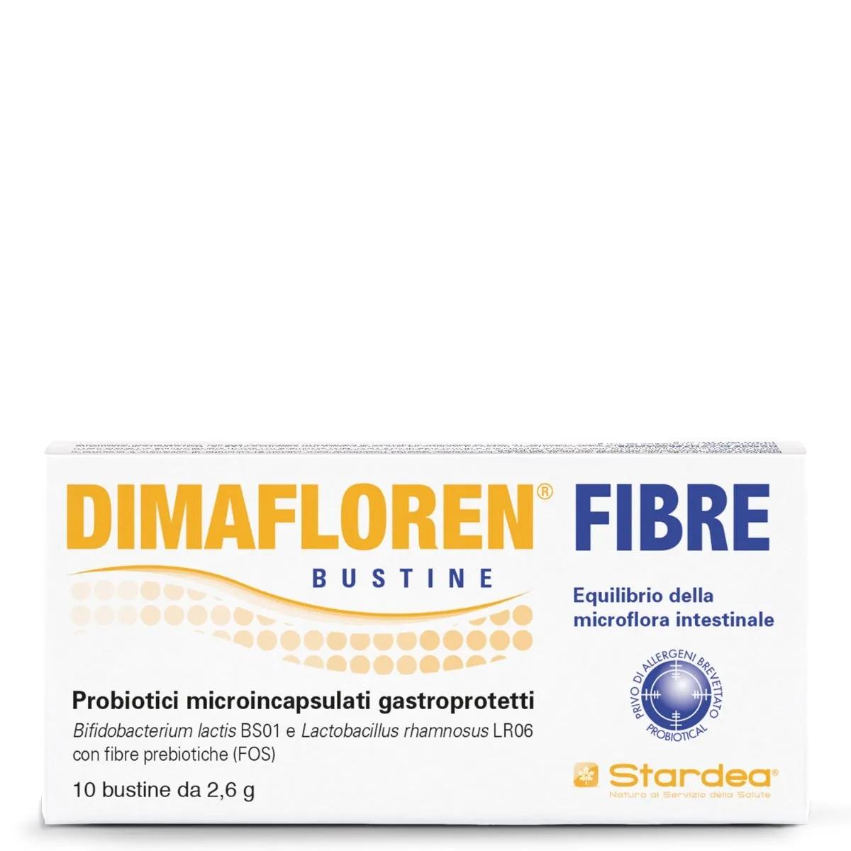 Dimafloren Fibre Integratore Benessere Intestinale 10 Bustine