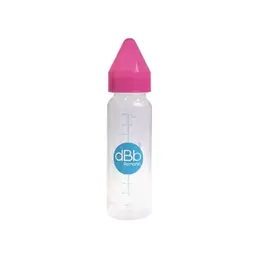 dBb Remond Biberon Régul'Air Rose Translucide 270ml