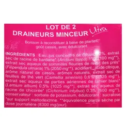 Milical Draineur Ultra Goût Cassis Lot de 2 x 500ml