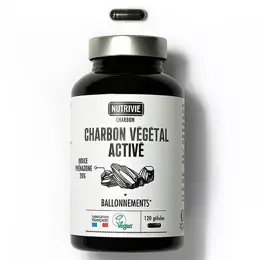 Nutrivie Charbon Végétal Activé Vegan 120 gélules