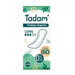 Tadam' Hygiène Féminine Protège-Lingerie Dermo-Sensitif Long 24 unités