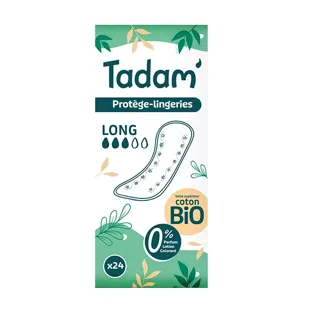 Tadam' igiene Femminile Proteggi-Slip Dermo-Sensitive Lunghi 24 unità