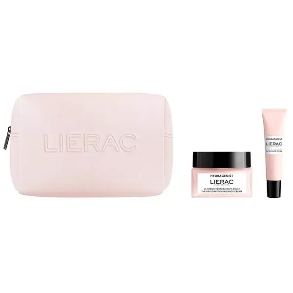 Lierac Hydragenist Coffret Trousse Hydratation Eclat - Crème 50ml + Soin Yeux 15ml