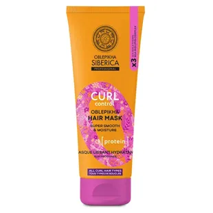 Natura Siberica Oblepikha O Curl Maschera con controllo dei ricci all'olivello spinoso 200 ml