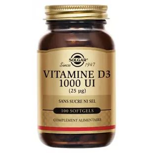 Solgar Vitamina D3 1000 UI 100 softgels