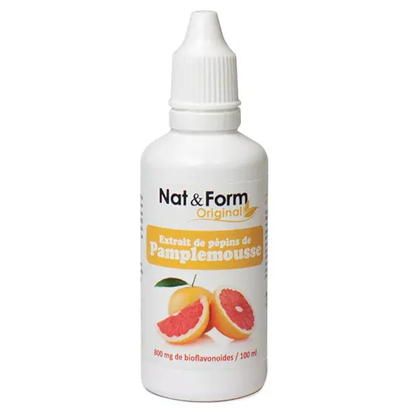 Nat & Form Original Grapefruit Seed Extract Supplement 50ml