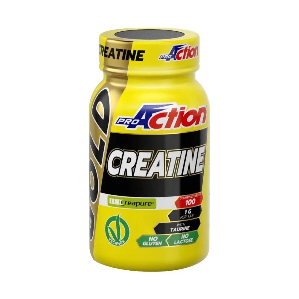 Proaction Creatine Gold Integratore Creatina 100 Compresse