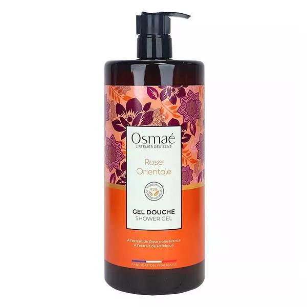 Osmaé Gel Douche Surgras Bio Rose Orientale Flacon Pompe 1L