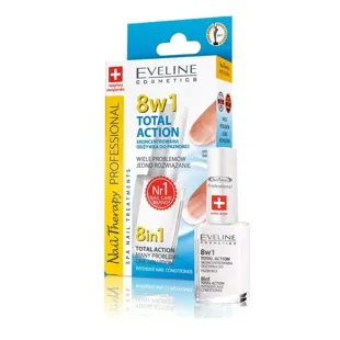 Eveline Cosmetics Unhas Ação Total 8 em 1 12 ml