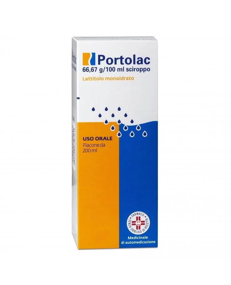 Portolac 66,67 g/100 ml Sciroppo Lattitolo Flacone 200 ml