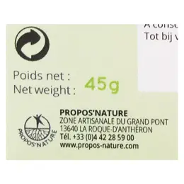 Propos' Nature Apithérapie Gomme de Propolis Pépins de Pamplemousse Eucalyptus Bio 45g