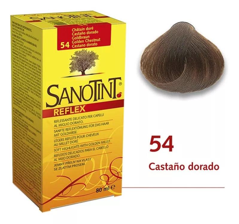 Sanotint Tinte Reflex 54 Castanho Dorado 80 ml