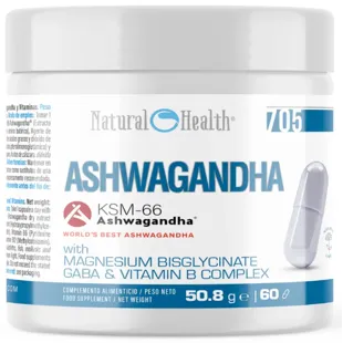 Ashwagandha KSM-66, 60 capsules, santé naturelle