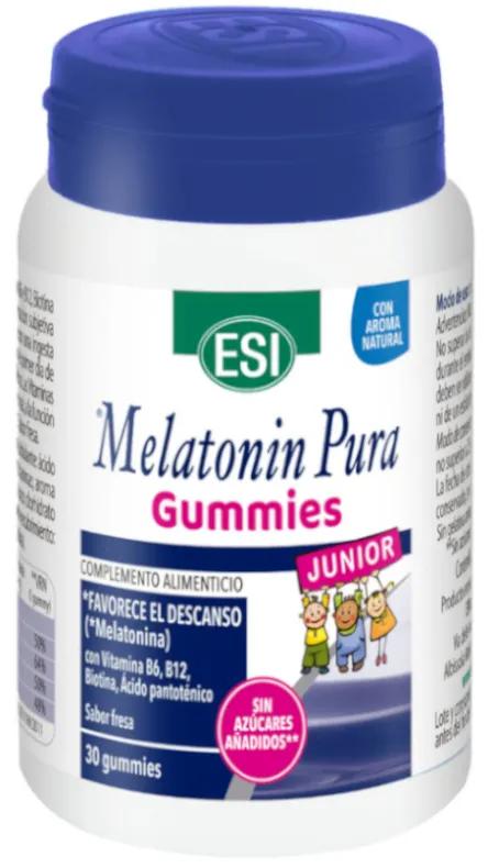 ESI Melatonine Pura Junior 1mg 30 Gummies Aardbei