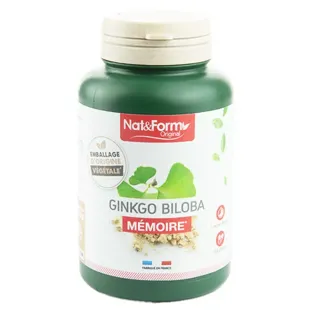 Nat & Form Ginkgo Biloba Integratore Alimentare 200 capsule