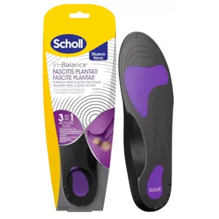Scholl Plantillas In-Balance Anti-Dolor Fascitis Plantar 1 Par (Talla 37-39,5)