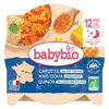Babybio Repas Soir Assiette Carotte Maïs Quinoa +12m Bio 230g