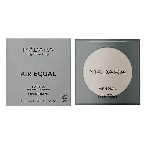 Madara Cosmetics AIR EQUAL Soft Silk Poudre minérale #0 TRANSLUCENT 9g