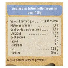 Babybio Desserts Lactés Pot Brassé au Lait de Chèvre Poire Figue +6m Bio 2 x 130g