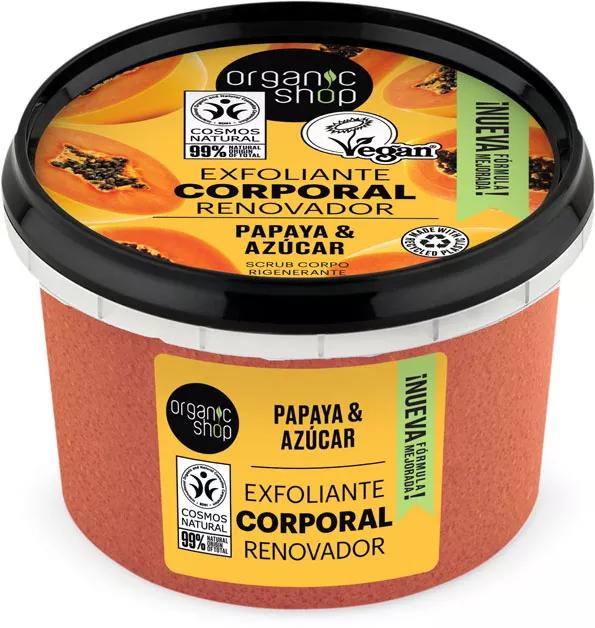 Organic Shop Exfoliante Corporal Renovador Papaia 250 ml