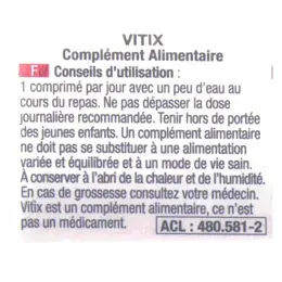 ACM Vitix Peaux Dépigmentées 30 comprimés