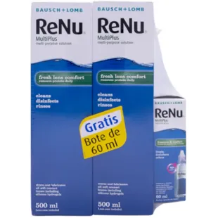 Bausch&amp;Lomb ReNu MultiPlus 2x500ml + 60ml