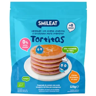 Smileat Mix Tortitas Avena Integral y Arándanos ECO 125 gr