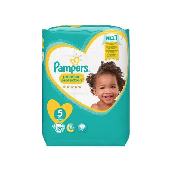 Pampers New Baby Premium Protección T5 11-23kg 20 pañales