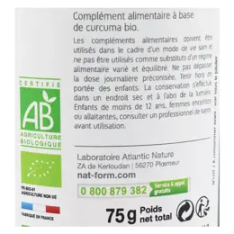 Nat & Form Bio Curcuma 200 gélules végétales