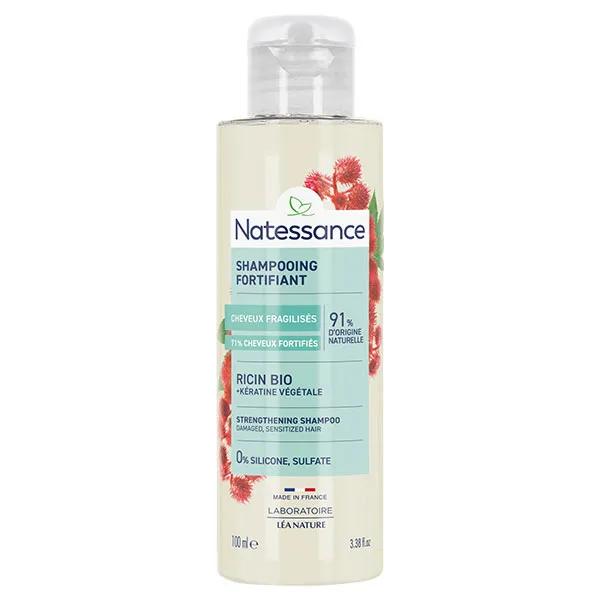 Natessance Shampoo Riparatore Fortificante Ricino 100ml